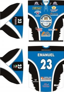 Eishockeytrikots Metzen Profiqualität Für Nur EUR 37,95 Pro Trikot! 13 Eishockeytrikots Metzen Profiqualität Für Nur EUR 37,95 Pro Trikot! -Hockey-Ausrüstungsgeschäft 352 Broncos Sterzing blau