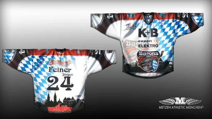 Eishockeytrikots Metzen Profiqualität Für Nur EUR 37,95 Pro Trikot! 8 Eishockeytrikots Metzen Profiqualität Für Nur EUR 37,95 Pro Trikot! – Bild 8