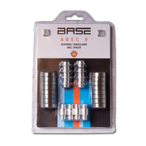 BASE KUGELLAGER ABEC 9 INKL. SPACER - 16ER BLISTER PACK 1 BASE KUGELLAGER ABEC 9 INKL. SPACER - 16ER BLISTER PACK
