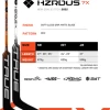 True HZRDUS 7X GOALIE Stick Senior 24" - Black-white