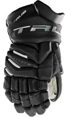 True Catalyst 9x Hockey Handschuhe - Junior 14 True Catalyst 9x Hockey Handschuhe - Junior -Hockey-Ausrüstungsgeschäft 9x Schwarz