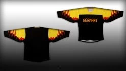 Deutschland Eishockey Fan Trikot Schwarz / Gold 14 Deutschland Eishockey Fan Trikot Schwarz / Gold -Hockey-Ausrüstungsgeschäft Deutschland 17 18 schwarz 1