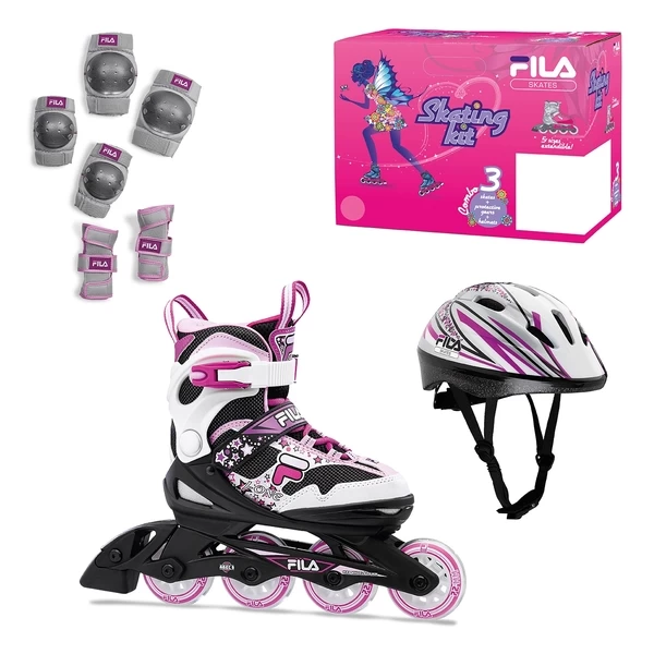FILA INLINE SKATE J-ONE COMBO 3 SET - MÄDCHEN 2 FILA INLINE SKATE J-ONE COMBO 3 SET - MÄDCHEN – Bild 2