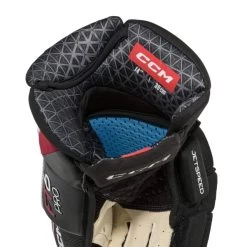CCM Jetspeed FT6 Pro Handschuhe Junior -Hockey-Ausrüstungsgeschäft HGFT6PRO BKRW 04 1