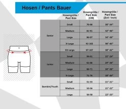 Bauer X Hose Intermediate -Hockey-Ausrüstungsgeschäft Hose Tabe 1