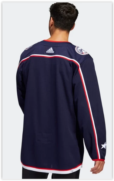 BLUE JACKETS HOME AUTHENTIC JERSEY Adidas 2 BLUE JACKETS HOME AUTHENTIC JERSEY Adidas – Bild 2