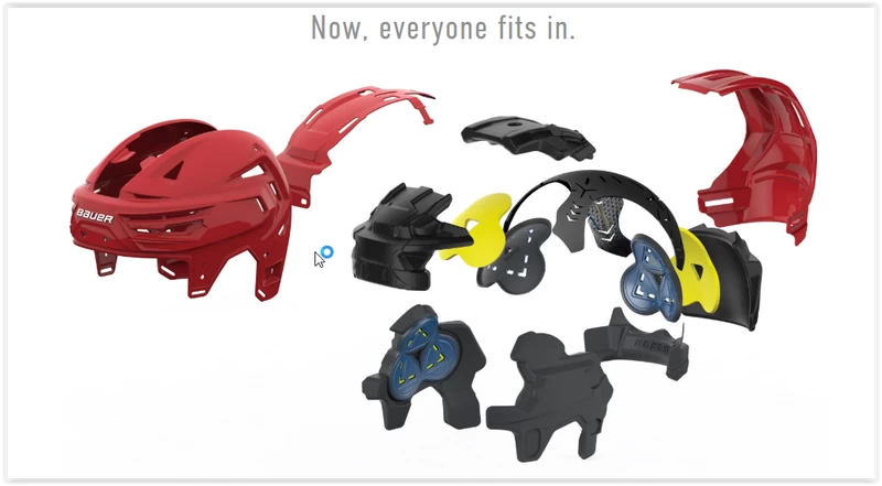 Bauer Reakt 150 Helm Senior 4 Bauer Reakt 150 Helm Senior – Bild 4