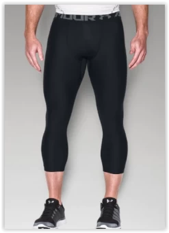 Under Armour Herren Kompressions-Leggings HeatGear ¾ Lang 1289574