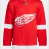 Red Wings Adidas Authentic Primegreen NHL Trikot Home Rot