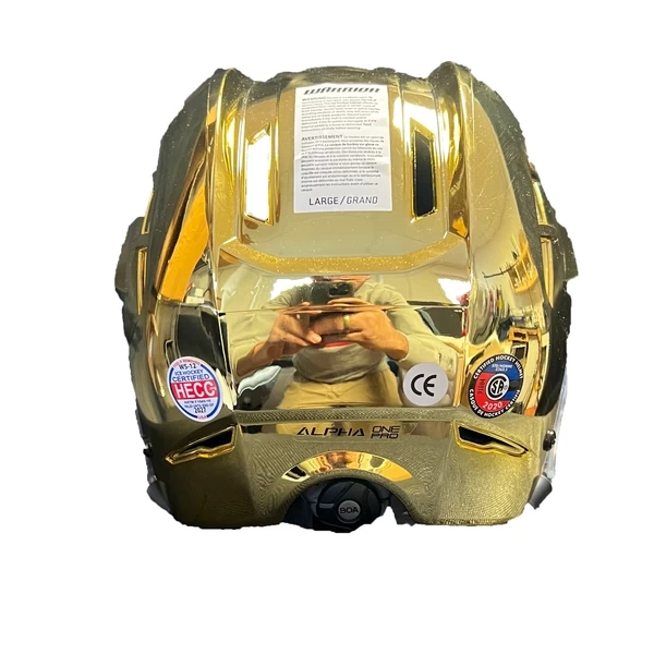 Warrior Helm Alpha One Pro Senior Gold 5 Warrior Helm Alpha One Pro Senior Gold – Bild 5
