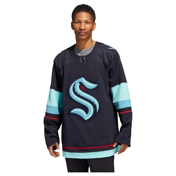 Seattle Kraken Adidas Authentic Primegreen NHL Trikot Home Navy 3 Seattle Kraken Adidas Authentic Primegreen NHL Trikot Home Navy – Bild 3