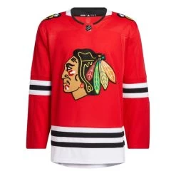 Chicago Blackhawks Adidas Authentic Primegreen NHL Trikot Home Rot