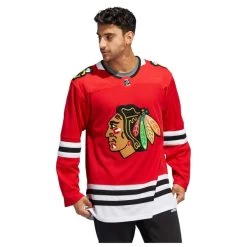 Chicago Blackhawks Adidas Authentic Primegreen NHL Trikot Home Rot -Hockey-Ausrüstungsgeschäft image 131119 3
