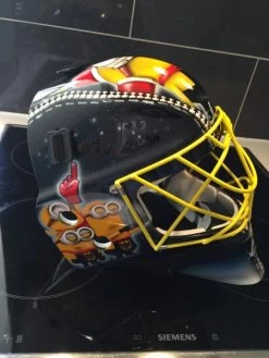 Rey Pro Goaliemaske Mit Eigenenem Airbrushdesign -Hockey-Ausrüstungsgeschäft img 2003