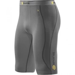 SKINS A200 Men's Compression Half Tights Grey Marle - B60102002