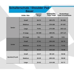 Schulterschutz Bauer Pro Series Senior 7 Schulterschutz Bauer Pro Series Senior -Hockey-Ausrüstungsgeschäft shoulder pads bauer pro series senior 2 1