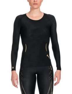 SKINS A400 Women's Top Long Sleeve Black/gold B33156005