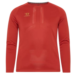 Warrior Aurum Tech LS Shirt MT233015 SENIOR -Hockey-Ausrüstungsgeschäft war pol ls front